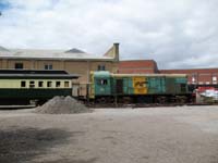 'cd_p1030737 - 28<sup>th</sup> October 2006 - National Railway Museum  Port Adelaide - Behind the scenes weekend - DE 801 + Baggage 376'