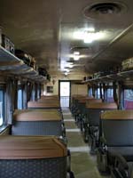 'cd_p1030744 - 28<sup>th</sup> October 2006 - National Railway Museum  Port Adelaide - Behind the scenes weekend - Interior CB1 Budd car'
