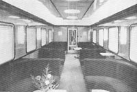 Lounge area of BRFC class sleeper/lounge car,circa 1961.