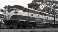 'cr1968-10 - circa 1968 - GM 46 at the head of a passenger train on the Trans-Australian Railway '