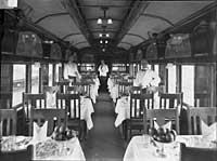 'cr69 - circa 1920 - Interior of "D" class dining car '