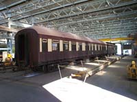 'ir_000518_02 - 18 May 2000 - Cars SS 44 and SSAF 27 inside Block 1 at Midland Workshops, Western Australia, .'