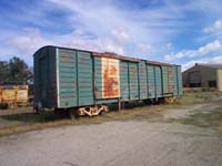 'ir_dcp00097 - 23 April 2002 - The ABCY is number 1192 and will also be restored and painted in C.R. colours at some time - may be a while as it doesn't have a high priority at the present. Midland Workshops, Western Australia,.'