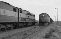 25.8.1976  Telford  GM47 + GM46 crossing GM9