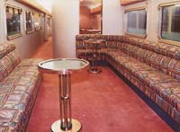 'misc03 - circa 1995 - Interior of "AFC" holiday class lounge car '