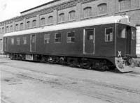 circa 1955 Redhen Railcar 300 at the Islington workshops shortly after being completed