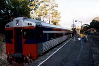 'pf03 -   - Bluebird railcars 812 (ex 106) + 252 and 802 (ex 255) on a trial trip at Belair station.'