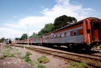 'pf16 - 6.1.1999 - <em>Mururi</em>, BM 29, PCO 2, JTA 3, JRA at West Coast Rail, Ballarat East workshop,.'