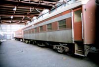 'pf46 - 1.7.1998 - BE 358 in the bogie shop at Islington.'