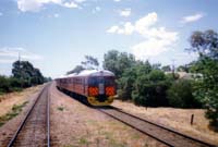 15.12.1996 321 + 875 + 400 on approach to Cheltenham on Woodville Shuttle