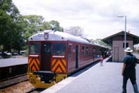 'pf_1025 - 15.12.1996 - 400,875,321 at Woodville on a Shuttle trip on handover day to Port Dock Station Railway Museum (National Railway Museum)'