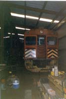 26.8.1996 406 stored in Steamranger depot Dry Creek