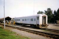 3.6.1997 Bluebird 101 getting new bogies prior to being transferred to Melbourne