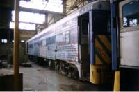 1.7.1998 254 + 255 stored in Carriage Workshop Islington