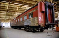 1.7.1998 JRA1 sleeper Mururi stored in Islington Carriage Shop