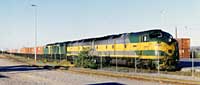 18.2.1998 CLP12 + CLP17 + 703 + GM47 at Port Flat with Patricks train