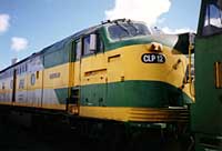 23.8.1996 CLP12 + ALF25 at Motive Power Centre Dry Creek