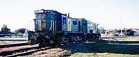 9.6.1996 841 shunts 801 at Pt Dock