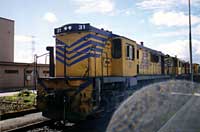 'pf_1448 - 23.8.1996 - ST31 + 33 + 35 + EL56 at Motive Power Centre Dry Creek v2'