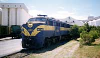 8.2.1997 961 shunts silos at Port Flat