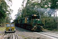 July 1998 DA1(849) + 859 + DA2(832) + DA5(830) at Mount Barker Junction passing M80