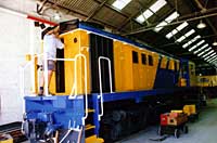16.2.1999 ST30 ex 864 being repainted Islington