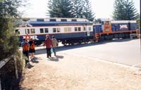 'ph_g02 -   - T 387 and BE 24 at Wallaroo on the Kadina to Wallaroo Tourist Railway.'