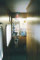 2.04.2004 Interior of ARL car showing view towards servery area
