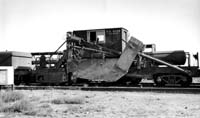 Jordan spreader ditcher, Port Augusta Workshop yard 27.12.1953