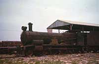 1.1963  Port Augusta western yard - G1 and S.A.R. Lavatory bogies