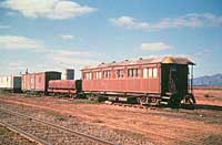 'wc-304 - 9.1962 - Brachina - work train with former S.A.R <em>Wanilla</em> NRP 24'