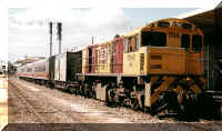 1704D hauling the now withdrawn Sunshine Rail Experience at Proserpine (Photo: David Johnson)