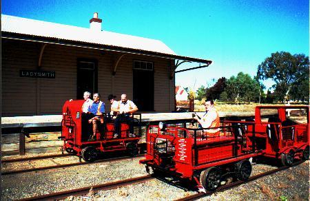 Just some of our rail vehicles